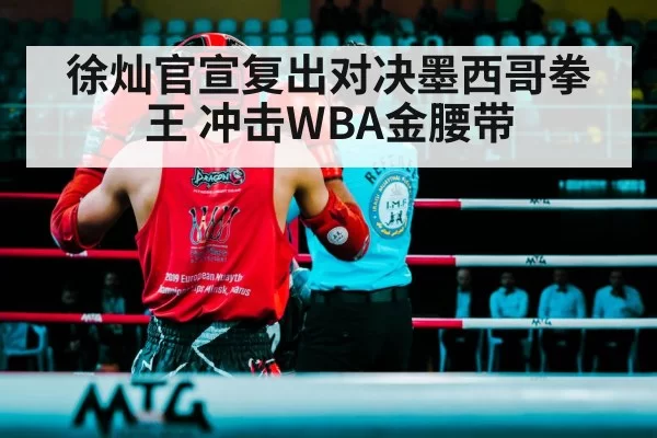 徐灿官宣复出对决墨西哥拳王 冲击WBA金腰带
